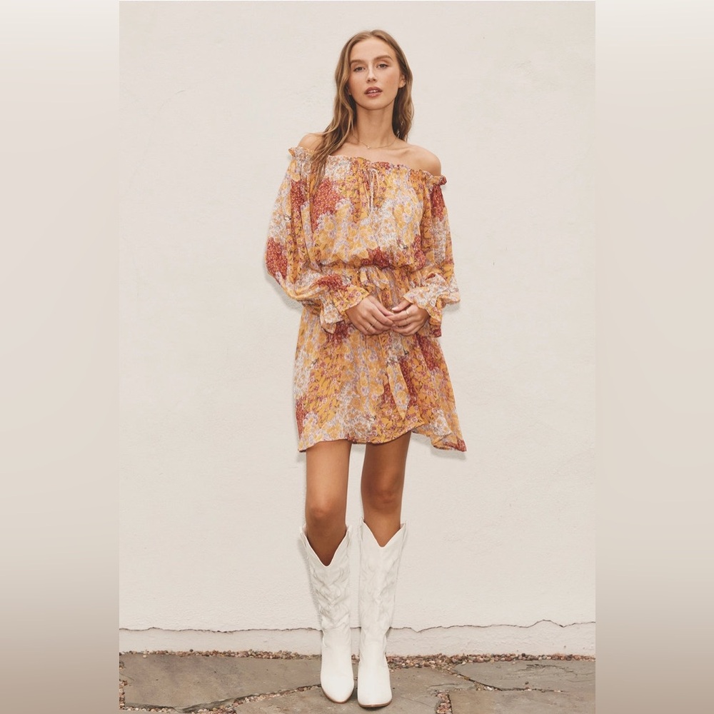 Dress Forum Floral Patchwork Belted Mini Dress Women’s Size S – NWT
